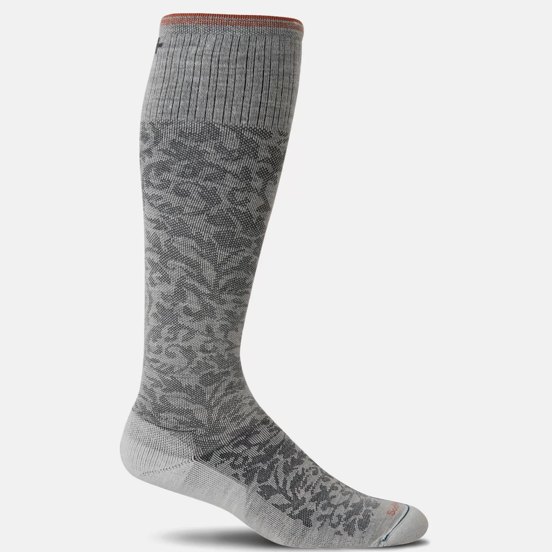 BÄR shoes Compression sock women damask